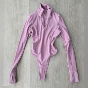 Alo half zip bodysuit
